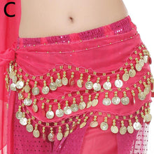 Load image into Gallery viewer, Women's Belt Waist Chain Belt Belly Dancing Clothing Accessories Hip Scarf 3 Rows Fashion