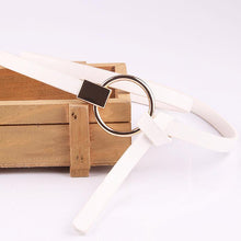 Load image into Gallery viewer, Fashion Wild Ladies Jeans Dress Thin Belt Knotted Belt Circle Buckle Decoration Small Belts