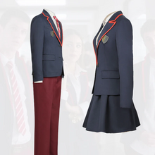 Load image into Gallery viewer, Costumes Cospaly Famous School Storm Cos Costume Elite Las Encinas School Uniform British Style JK Campus Uniform Halloween Costume