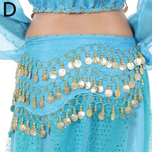 Load image into Gallery viewer, Women's Belt Waist Chain Belt Belly Dancing Clothing Accessories Hip Scarf 3 Rows Fashion