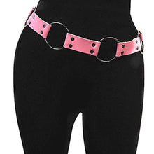 Load image into Gallery viewer, Female Punk Style Concave Shape Waist Chain Big Ring Belt Jewelry