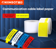 Load image into Gallery viewer, Niimbot B1 B21 B203 Label Printer Wire Cable Sticker Thermal Printing Paper Self Adhesive Waterproof Identification Fiber Tag