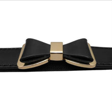 Load image into Gallery viewer, Knot Waistband Women Lady Elastic Wide Stretch Bow Waist Belt