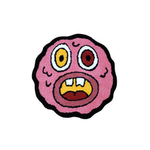 Load image into Gallery viewer, Cherry Bomb Rug Pink Handmade Tufted Carpet Room Decor Kawaii Rug Small Rugs for Bedroom Cartoon Circle Punch Needle Rug