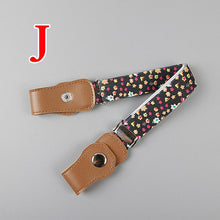 Load image into Gallery viewer, Children Kids Anti Deduction Belts Jeans Waistband Stretch Waist Belt Buckle Free Elastic