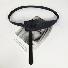 Load image into Gallery viewer, Designer Belts for Women High Quality Knot Soft Pu Leather Long Cummerbunds Wide Coat Ceinture Femme Dress Waistband Cintos