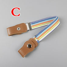Load image into Gallery viewer, Children Kids Anti Deduction Belts Jeans Waistband Stretch Waist Belt Buckle Free Elastic