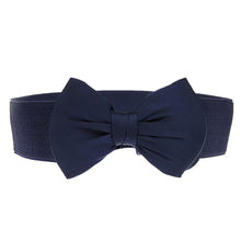 Load image into Gallery viewer, Women Fashion Bowknot Waistband Wide Elastic Stretch Waist Belt
