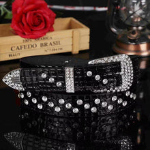 Load image into Gallery viewer, Women's Versatile Rhinestone Belt