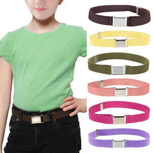 Load image into Gallery viewer, 1PC Accessory Waistband Alloy Buckle Adjustable Canvas Belt Elastic Clothing Casual Outdoors
