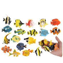 Load image into Gallery viewer, Simulation Mini Ocean Fish Animal Model Children's Science and Education Gift Tropical Fish Clownfish Fairy Fish Toy Fish Tank Landscape