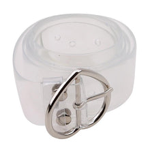 Load image into Gallery viewer, Fashion Style Women's Cute Transparent Belt Heart Buckle Waist Sweet Female Belt