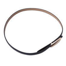 Load image into Gallery viewer, Fashion Women's Thin Patent Leather Belt U-shaped Buckle Belt