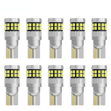 Load image into Gallery viewer, 10pcs 12V 24V LED T10 W5W 194 168 Car Truck Signal Lights Canbus 2016SMD No Error Side Parking DRL Lamps Dome Reading Bulb Diode