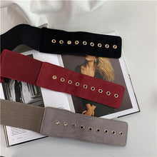 Load image into Gallery viewer, Simple All-match Women's Belt Elastic Wide Belt Coat Belt