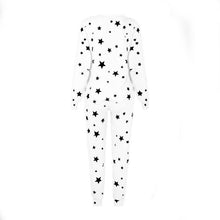 Load image into Gallery viewer, Fashion Star Pattern Long Sleeve Top Pants Women's Home Sleepwear Pajamas Set