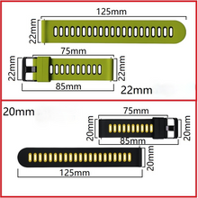 Load image into Gallery viewer, 20/22mm Silicone Watchband with two colors for Huawei GT2 Gaming 245