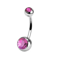 Load image into Gallery viewer, 10Pcs Belly Button Rings Crystal Surgical Steel Body Jewelry Belly Piercing Sex Real Navel Rings Piercing