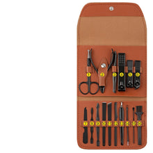Load image into Gallery viewer, Full Set of Manicure Nail Beauty Dead Skin Household Nail Scissors Sets of Box Pedicure Tools Ear Cleaner