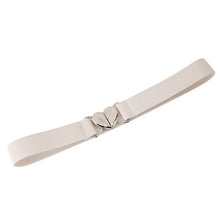 Load image into Gallery viewer, Women Elastic Belts Love Heart Metal Buckle Waist Dress Coat Sweater Decorative Waistband Accessories