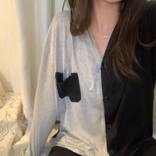 Load image into Gallery viewer, Pajamas Women's Autumn Simple Casual Cardigan Net Red Girl Long-sleeved Trousers Outer Wear Home Service Suit