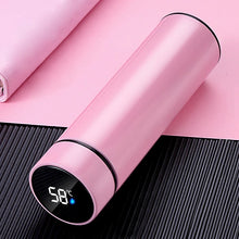 Load image into Gallery viewer, smart digital water bottle keeps cold and heat thermal bottle Stainless Steel Thermos for baby children kids terms