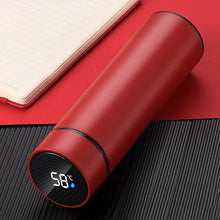 Load image into Gallery viewer, smart digital water bottle keeps cold and heat thermal bottle Stainless Steel Thermos for baby children kids terms