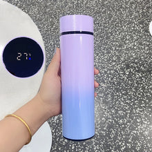 Load image into Gallery viewer, smart digital water bottle keeps cold and heat thermal bottle Stainless Steel Thermos for baby children kids terms
