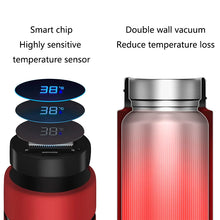 Load image into Gallery viewer, smart digital water bottle keeps cold and heat thermal bottle Stainless Steel Thermos for baby children kids terms