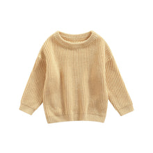 Load image into Gallery viewer, Baby's Clothes Baby Sweater Toddler Knit Sweater Newborn Knitwear Long Sleeve Cotton Baby Pullover Tops