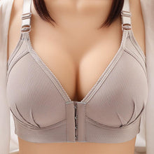 Load image into Gallery viewer, Women's Plus Size Unwired Front Buckle Underwear Thin Glossy Breathable Bra