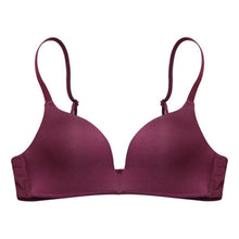 Load image into Gallery viewer, Varsbaby Ladies Push Up Underwear Solid Wire Free Comfortable Brass