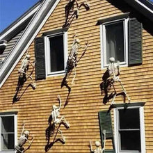 Load image into Gallery viewer, 150CM Scary Halloween Decoration Luminous Hanging Decor Roof Outdoor Party Horror Luminous Movable Skull Halloween Skeleton Prop