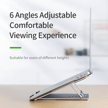 Load image into Gallery viewer, Portable Aluminum Alloy Laptop Stand Folding 6-gear Lifting Ipad Bracket