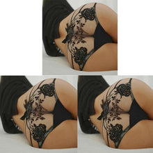 Load image into Gallery viewer, 3 PCS Ladies Sexy Low Waist Ice Silk Bandage Briefs Embroidered Sheer Seduction Thong Soft Comfort Panties M-XL