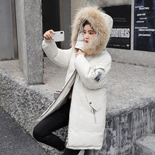 Load image into Gallery viewer, 2021 Women Winter Down Coat Duck Parkas Jacket Thick Warm Fashion Female Big Fur Collar