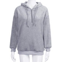 Load image into Gallery viewer, Women Warm Fluffy Winter Top Hoodie Sweatshirt Ladies Hooded Pullover Jumper