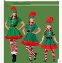 Load image into Gallery viewer, Halloween Children's Elf Costume Performance Christmas Cosplay Parent-Child Fancy Dress Ball Performance Costume