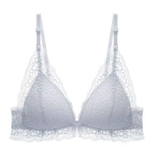 Load image into Gallery viewer, Lace Sexy No Wire Bras Gathering Front Buckle Adjustable Bras