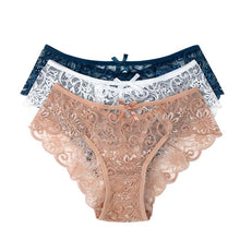 Load image into Gallery viewer, 3 Pcs/Lot Women Sexy Lace Panties Sexy Briefs S To XL Underewear