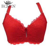Load image into Gallery viewer, 80-105 C/D Women's Bra Plus Big Large Size Super Push Up Bralette Lace Intimates Sexy Lingerie Undrwear Underwire