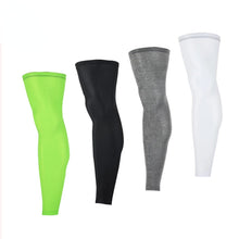 Load image into Gallery viewer, One Pair Anti UV Cycling Legwarmers Compression Bike Sports Leggings Running Hiking Basketball Soccer Leg Sleeves Sports Safety