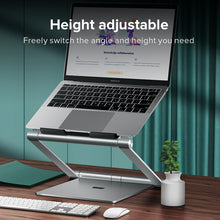 Load image into Gallery viewer, Foldable Laptop Stand Aluminum Alloy Laptop Tablet Adjustable Stand with Adjustable Lift Table