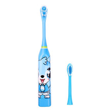Load image into Gallery viewer, Children Electric Toothbrush Soft Hair Ultrasonic Waterproof Oral Care Tooth-brush Double-sided Belt Replacement Head