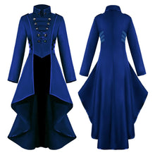 Load image into Gallery viewer, Aominuo Perfect DLWomen Gothic Steampunk Button Lace Corset Halloween Costume Coat Tailcoat Jacket