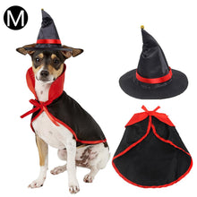 Load image into Gallery viewer, Halloween Pet Costumes Dog Cosplay Dog Cloak with Hat Cosplay Clothes Costume Decoration for Kitten Puppy Small