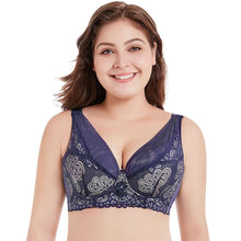 Load image into Gallery viewer, Women D E Cup Bra Plus Size Lace Vest Brassiere Push Up Bras 36 To 50