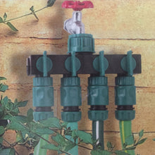 Load image into Gallery viewer, 1/2"-3/4"-1" Hose Splitters Irrigation Adapter 4-way Water Hose Connectors European standard Female Thread Tap Connectors 1 Pc