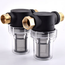 Load image into Gallery viewer, 1/2 3/4 Inch Tuinslang Filter Hogedrukreinigers Pomp Inlaat Filter Watering Irrigatie Messing Pijp Connector Aquarium Zeef