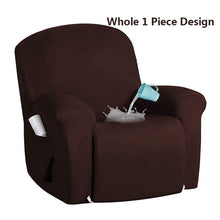 Load image into Gallery viewer, Recliner Sofa Cover Elastic All-inclusive Massage Sofa Slipcover for Living Room Suede Lounger Armchair Couch Cover